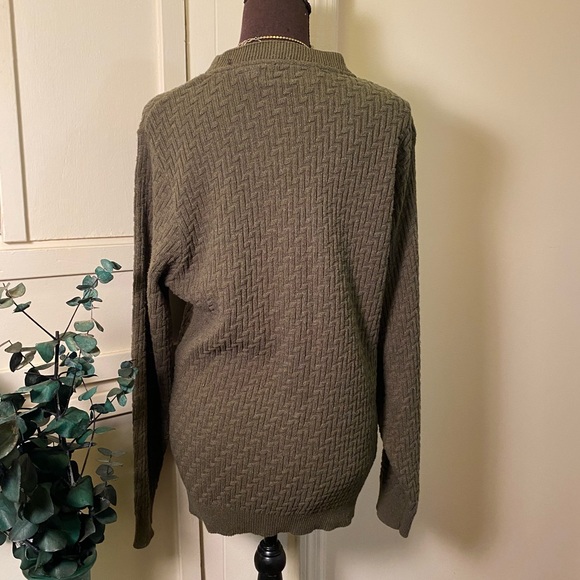 Sage Green Oscar De La Renta Sweater - Picture 4 of 8
